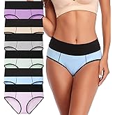 Annenmy Postpartum Underwear Women High Waisted Cotton Underwear Breathable C Section Panties Tummy Control Briefs