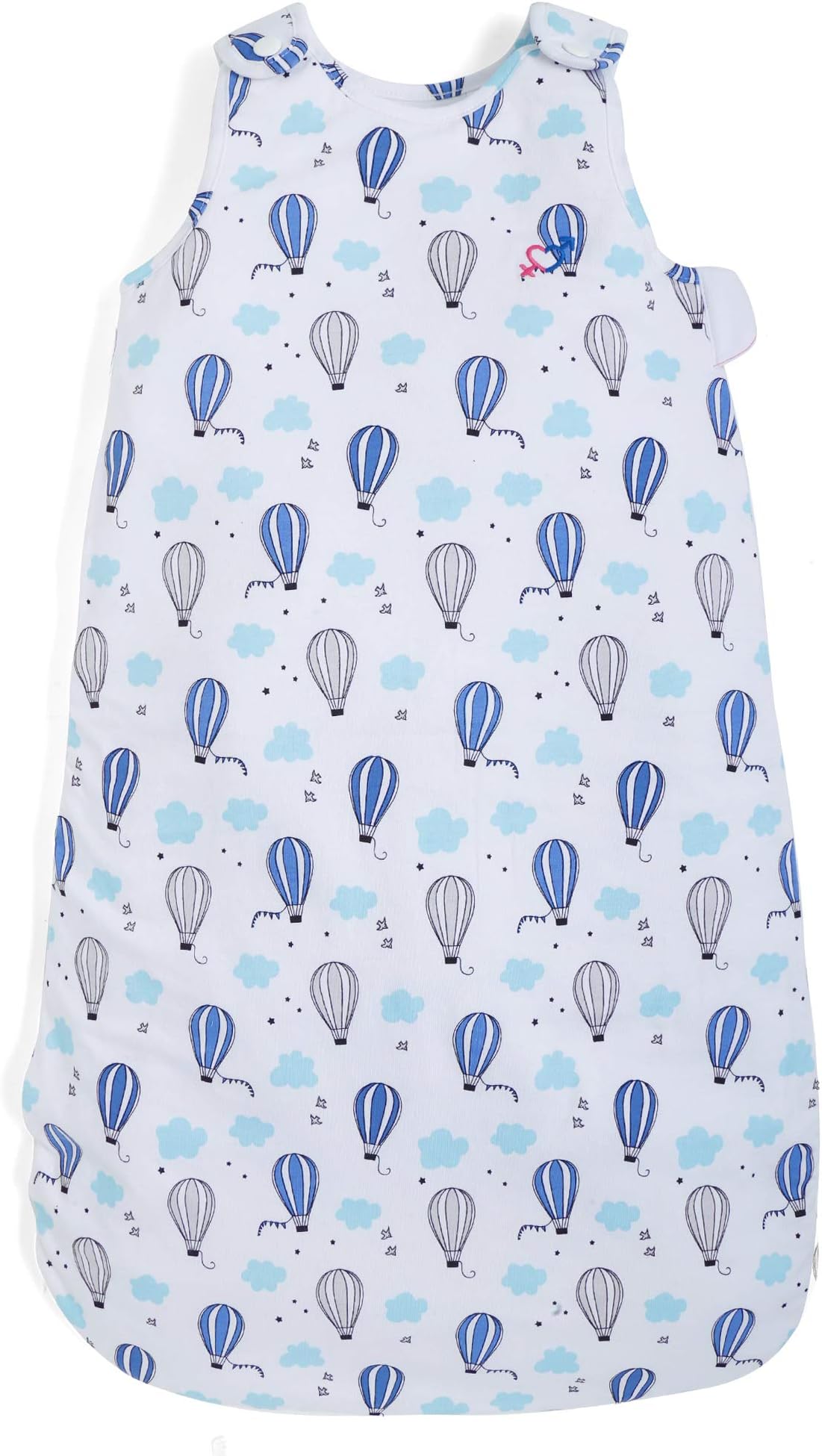 Haus & Kinder Dreamsack Cotton Sleep Sack, Quilted Layer, Size (6+ months), TOG 1.5 (Balloon Blue)
