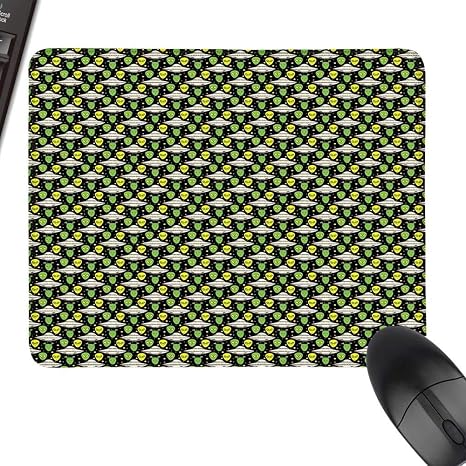 Amazoncom Alien Thicken Mouse Pad Sketch Style Portraits