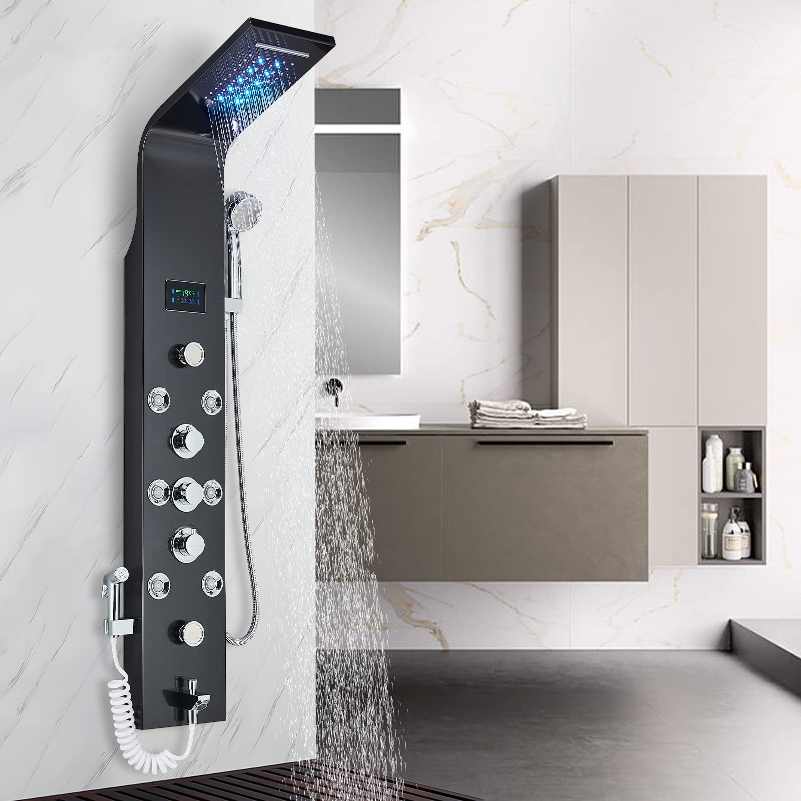 JUNSHENG-LED-Panel-de-Ducha-de-Acero-Inoxidable-Columna-con-Pantalla-LCD-para-Bano-de-Hidromasaje-Ducha-Moderna-5
