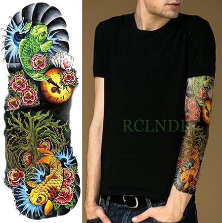 Handaxian 3pcswaterproof Autocollant De Tatouage Dragon Wolf