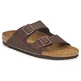 Birkenstock Women's Arizona Brown Birko-Flor 41 N