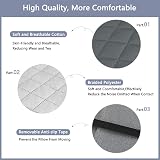 TEIVUL Camping Pillow Inflatable Travel Pillow with Removable Case Ergonomic view 5