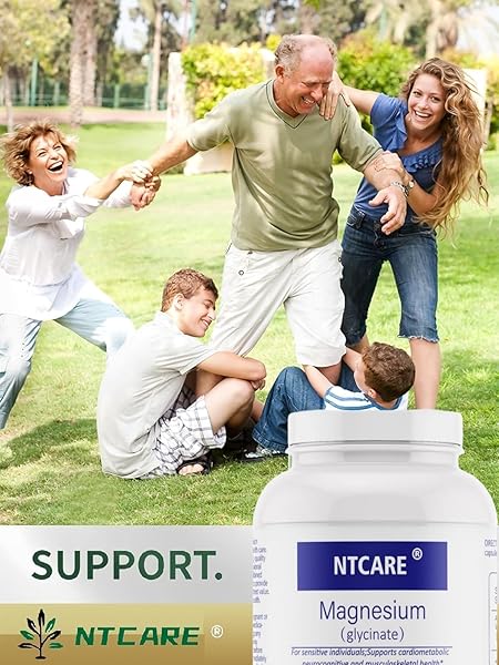 NTCARE MAGNESIUM GLYCINATE, 665MG, 120 QUICK RELEASE CAPSULES, NON-GMO, GLUTEN FREE