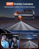Bestsee Dash Cam Front 1080P 170° Wide AI WiFi App Control Night Vision view 3