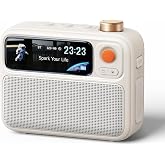 Divoom Flowtoo White Noise Machine with Bluetooth Speaker, Alarm Clock &amp; Calming Screen Display, Bedside Companion for Sleep, Relaxation &amp; Gifting