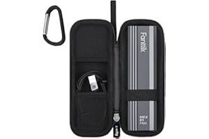 WORFTY Case for Fanttik E1 Max/NEX E1 Electric Screwdriver, Storage Case Compatible with Fanttik E1 Max/NEX E1/AMAZING FLOWER 3.7V Mini Precision Screwdriver, Case Only (Black)