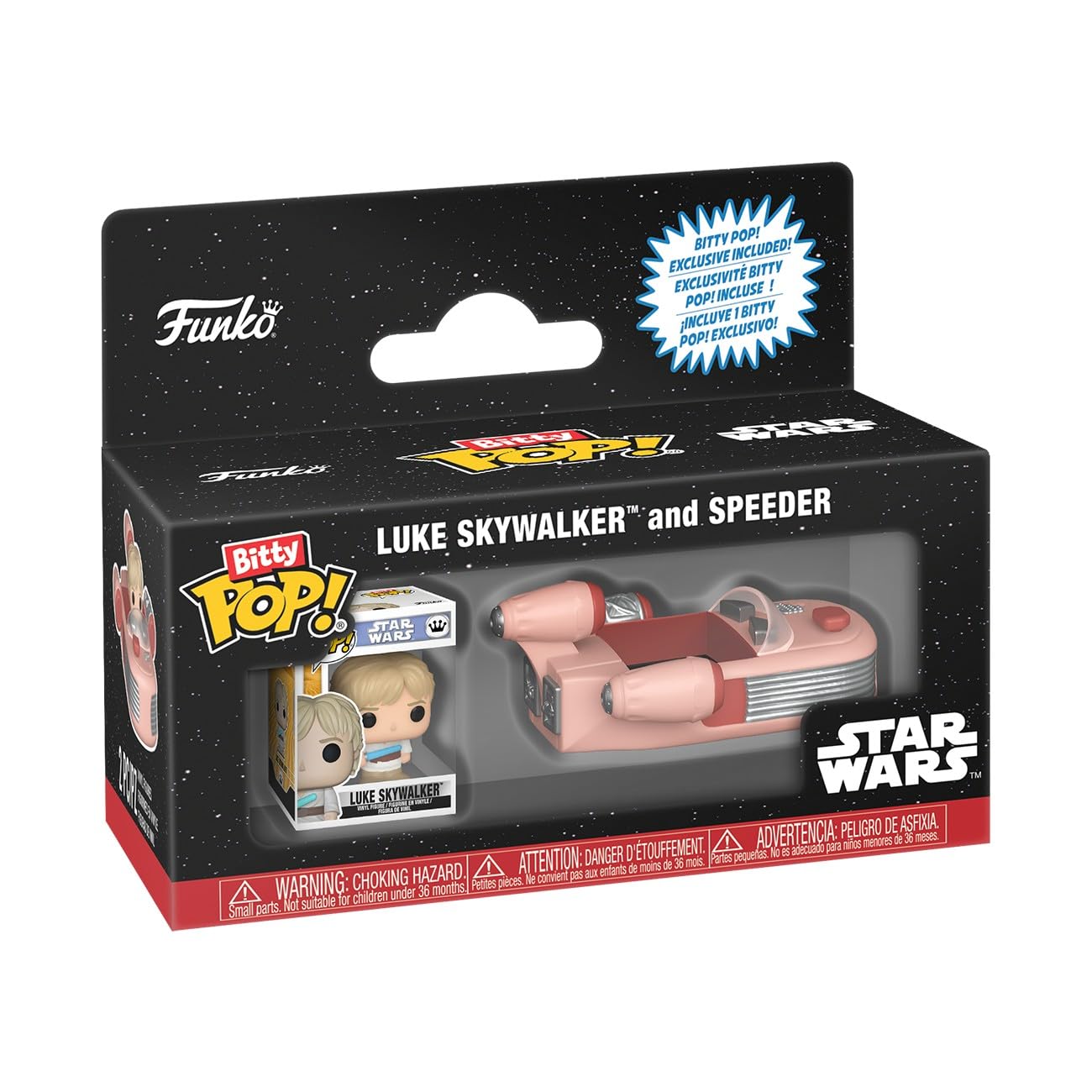 Bitty Pop! Rides Luke Skywalker And Speeder