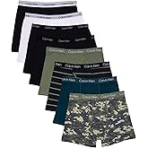 Calvin Klein Kids Boys' Modern Cotton Boxer Brief Underwear 8-Pack, Basic Camo Pack, X-Large