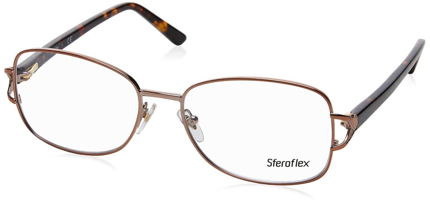 Sferoflex SF2572 Eyeglass Frames 48854 Shiny Copper