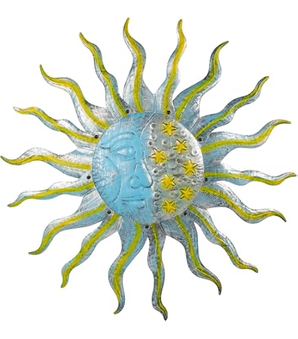 Amazon.com: Deco 79 Metal Sun Home Wall Decor Indoor Outdoor