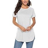 Newchoice Women's Casual Batwing Long Sleeve T Shirt Round Neck Basic Loose Tunic Tops