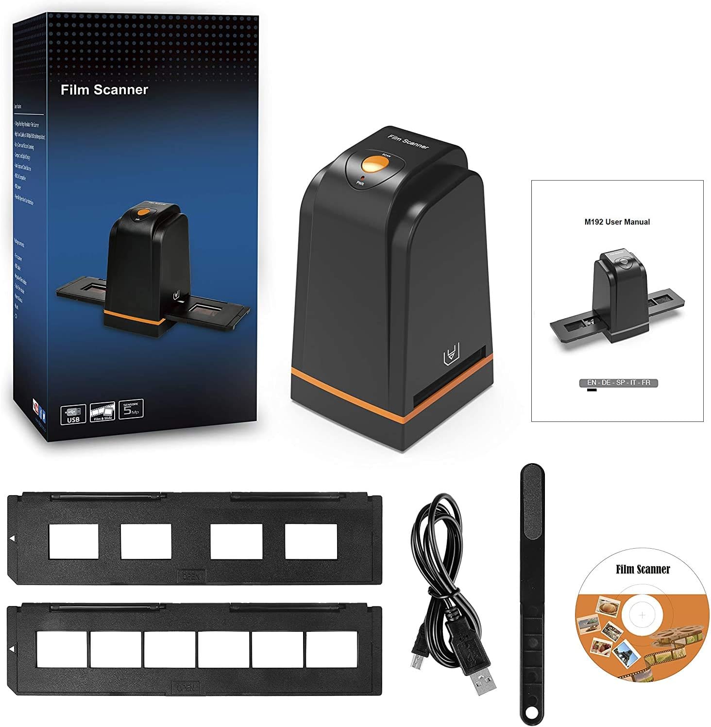 135 Film Slide Scanner Converts Negative,Slide&Film to Digital Photo,Supports MAC/Windows XP/Vista/ 7/8/10: Electronics