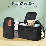 Guiseapue Pram Organiser Bag with Cup Holder Large Capacity view 4