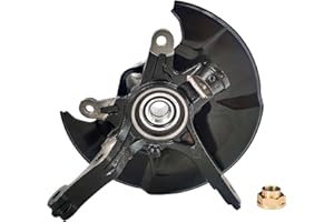 MINJIANG LK097 Front Left Steering Knuckle Wheel Hub Assembly Compatible with 2012-2016 Honda Civic 1.8L Replace 51216-TR3-Y00 51216-TR0-A00 Driver Side