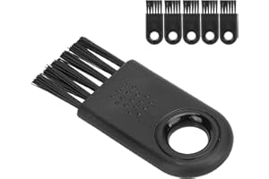 LZKW Shaver Cleaning Brush, Nylon Hair Durable Stable Electric Shaver Cleaning Brush Wearable 6Pcs for Household Cleaning for Computer Accessories