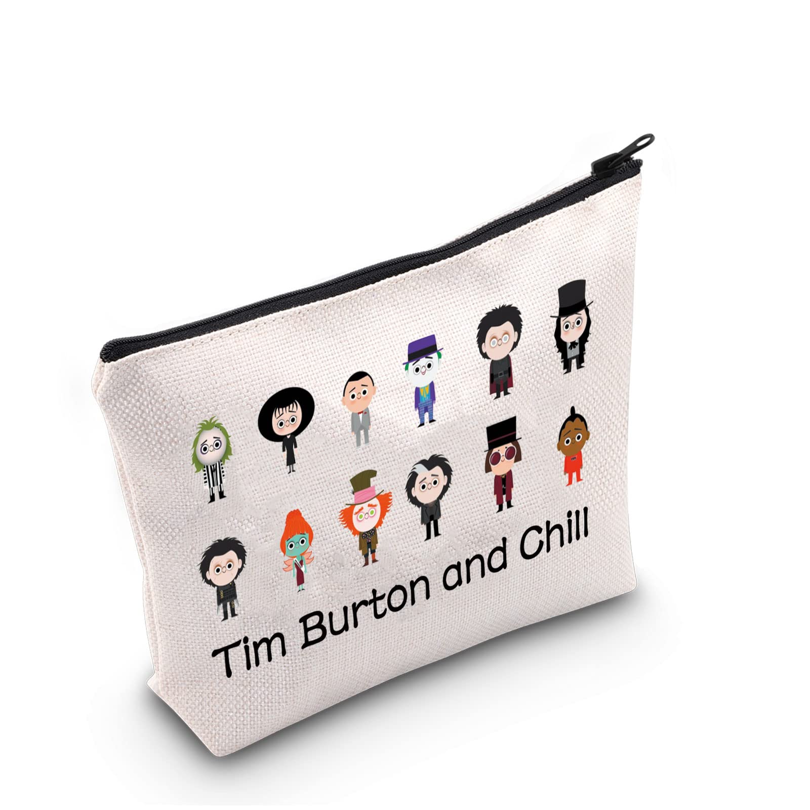 Movie Fan Gift Tim B and Chill Makeup Bag Tim B Lover Cosmetic Bag Movie Lover Gift (Tim B and Chill)