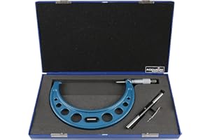 Accusize Industrial Tools 6-7'' Ultra-Precision Carbide Tipped M-Type Outside Micrometer, Resolution 0.0001'', Eg00-0007