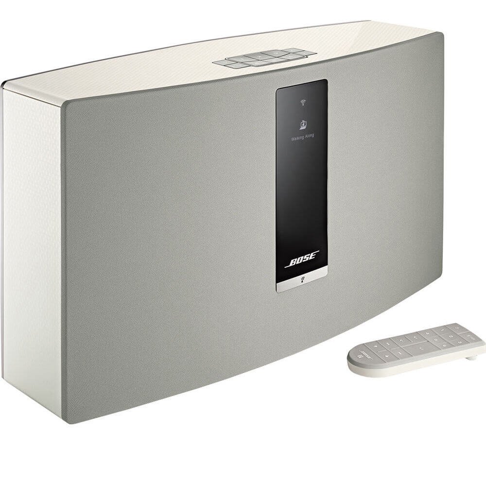 Bose 738102-1200 Altavoz inalámbrico SoundTouch 30, funciona con Alexa, blanco