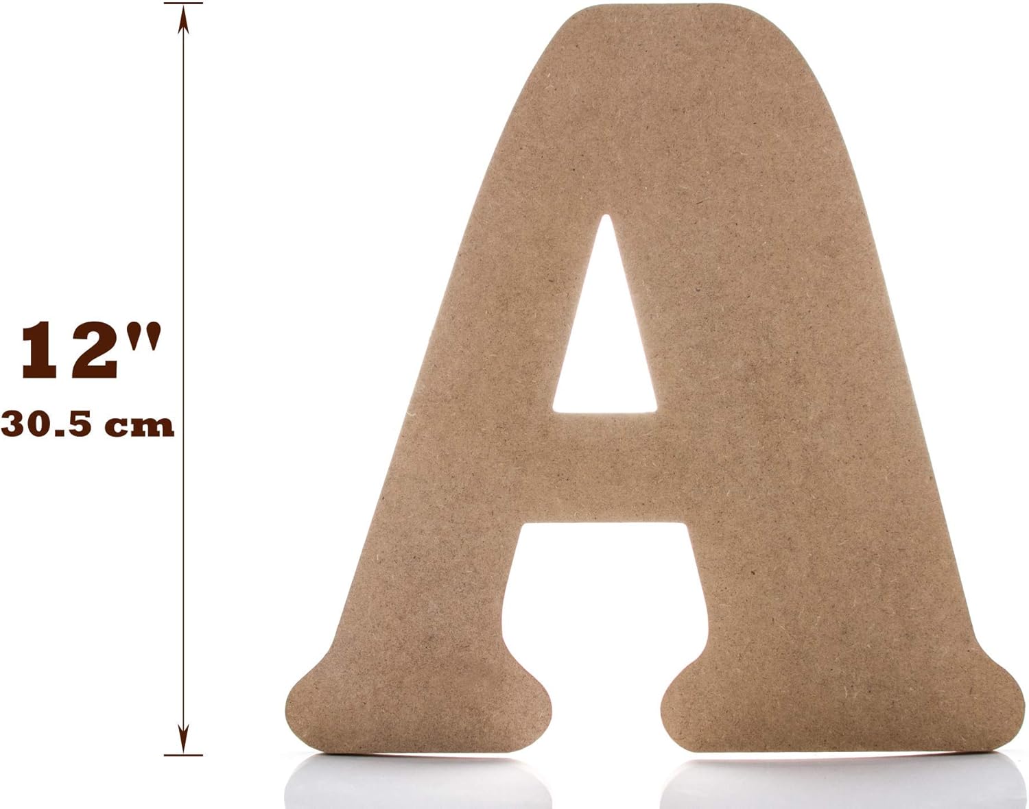 JoePaul’s Crafts 30cm Large Wooden Letters H Premium Wood Letters