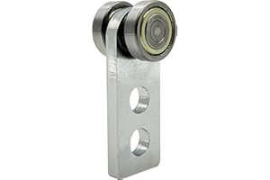 SIWOOD 2 Wheel Trolley Assembly Rollers, Two Bearing Trolley Assembly for 1-5/8" Wide and All 1-5/8" or Taller Strut Channel, Trolley Roller Garage Pulley System Hoist System (1 PCS)