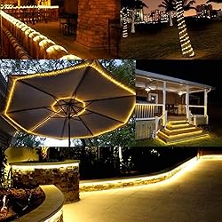 150ft LED Rope Lights Outdoor, 1080 LED Connectable
