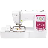 Brother PE545 Wireless Embroidery Machine 4x4 Hoop LCD | Wireless LAN Connected, 135 Built-in Designs, 4 x 4 Hoop Area, Large 3.7 LCD Touchscreen, USB Port, 10 Font Styles