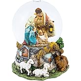 Kurt Adler Holy Family Musical Water Globe, 100mm