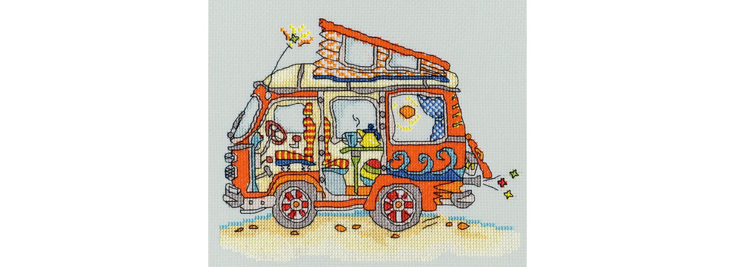 Bothy Threads VW Van Sew Dinky Kit Counted Cross Stitch Kit