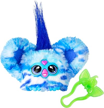 Furby Furblets Ooh-Koo Mini Rock Furblet 5 cm Keychain Plush Blue