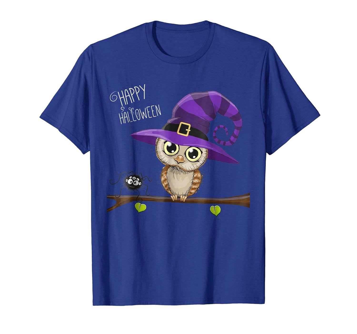 Halloween Owl T-Shirt Happy Halloween Tee-ANZ