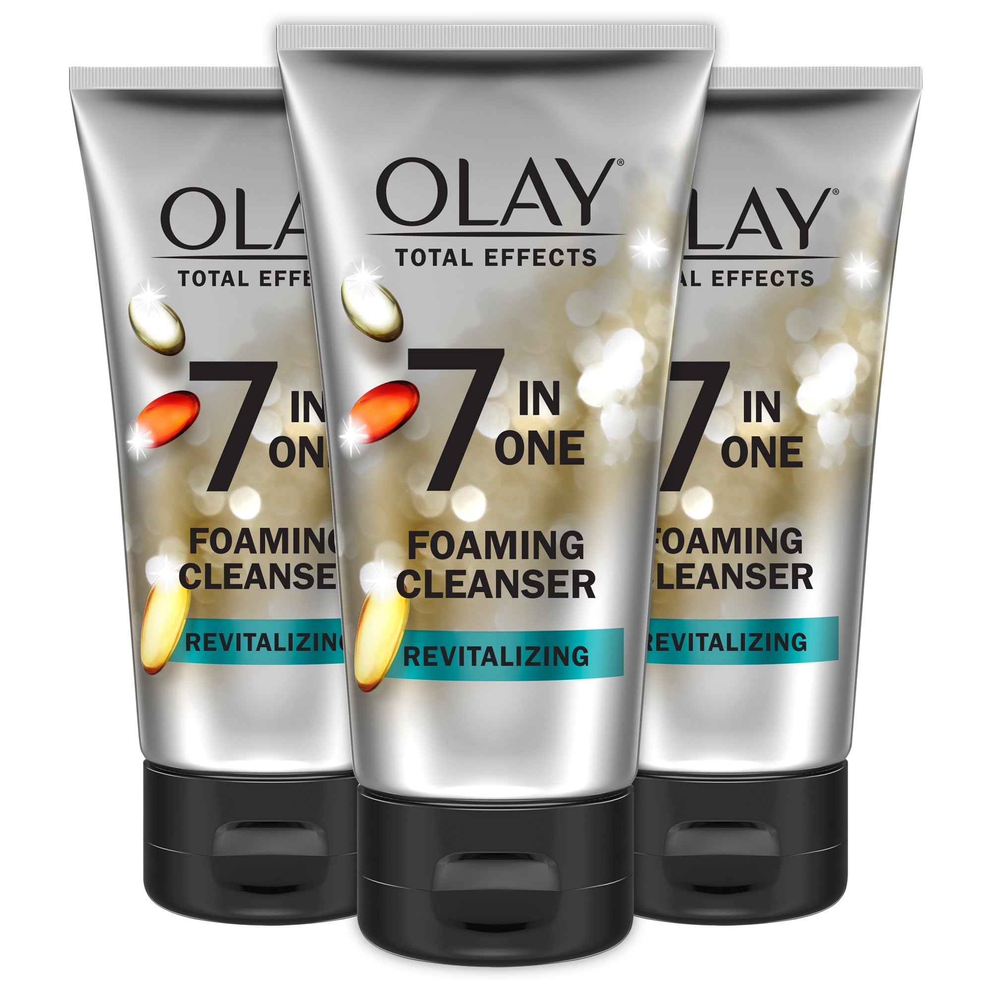 Photo 1 of Olay Total Effects Revitalizing Foaming Facial Cleanser, 5.0 fl oz (pack of 3)