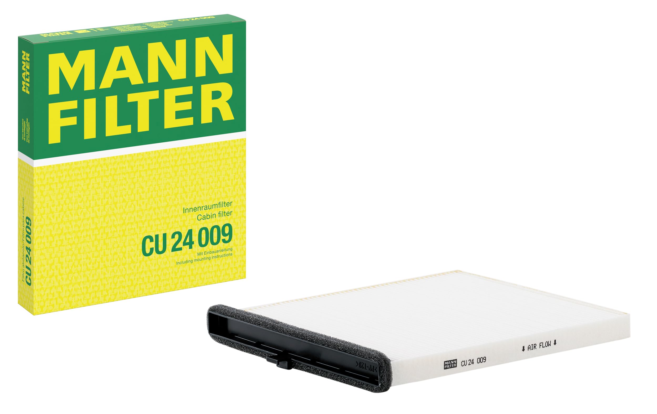 MANN-FILTER CU 24 009 Cabin Air Filter - for Cars + Transporters