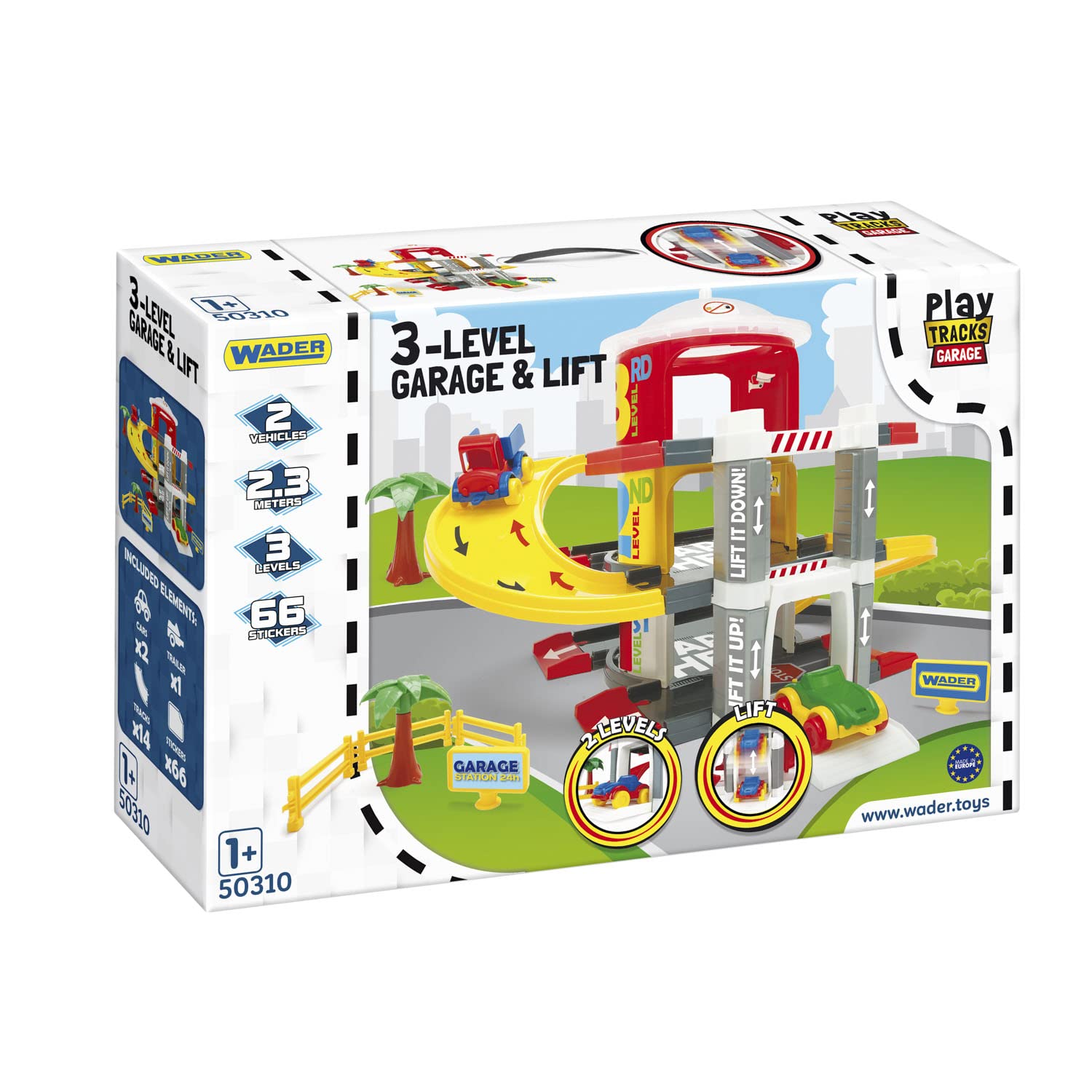 Wader 3 Levels Garage with Lift (Multi-Colour)