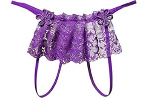 QIYIFUWANG Cheeky Underwear for Women Sexy Panties Mid Waist Panties Briefs Bikini Lace Panties Briefs Soft Hipster Panties