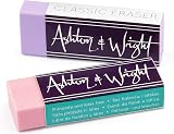 Ashton and Wright Classic Rubber Latex Free Erasers Pack of 5 Pastel view 3