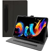 Tablet Case for TCL NXTPAPER 11 Plus 11.5" with Multi-Angle Viewing Stand | Slim Folio Case with Auto Sleep Wake, Dual Pen Holders, Magnetic Closure for Digital Artists, Shockproof, Water-resistant