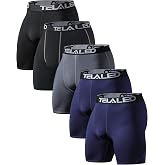 Compression Shorts Men Spandex Athletic Underwear Boxer Brief Base Layer | Moisture wicking, lightweight, tagless, quick dry, 4 way stretch, elastic fabric, breathable, workout, fitness, gym, running