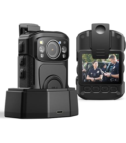 BOBLOV M5 Body Camera 1440P Con Batteria 4200mAh – 128GB, IP67, IR, Supporto Auto Incluso
