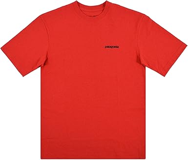 red patagonia shirt