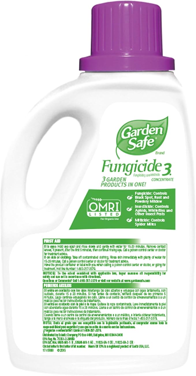 Amazon Com Garden Safe Brand Fungicide3 Concentrate 20 Ounce 6 Pack Weed Killers Garden Outdoor