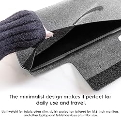 Kado 15.6 Inch Portable Monitor Case Sleeve Bag