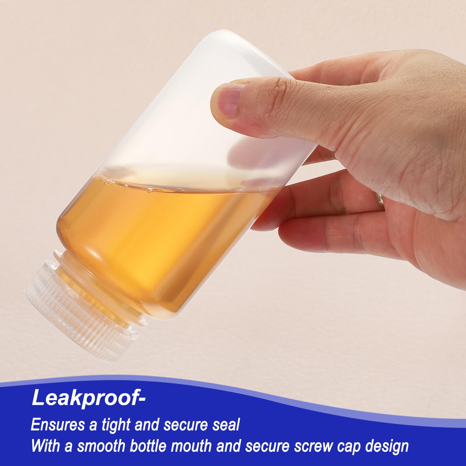 PATIKIL 12Pcs 250ml Reagent Bottles, PP Wide Mouth