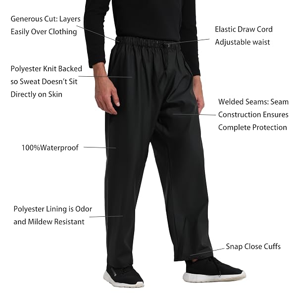FWG WATERPROOF RAIN SUIT, CARBON BLACK, XX-LARGE