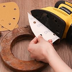 MAXMAN Mouse Detail Sander Sandpaper, 80 Grit Mouse