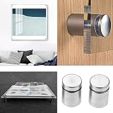 TangCai 24Pcs Stainless Steel Glass Standoff Fixings 12x25mm Wall Mounts view 3