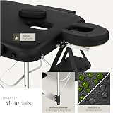 tectake 3-Zone Massage Table Aluminium Frame Foldable 230 kg Load 212x108 cm view 8