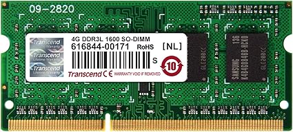 Transcend Ts512msk64w6h 4gb Ddr3l 1600 So Dimm Memory Module At Amazon Com