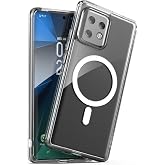 Magnetic Case for Motorola Edge Plus 2023 - Compatible with MagSafe, Charging and Phone Accessories (2023 Moto Edge+) Clear