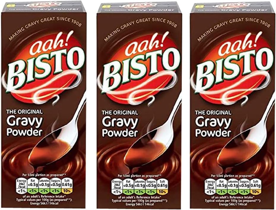 3 x 200g Bisto Original Gravy Powder Vegetarian Cooking Sauce Food